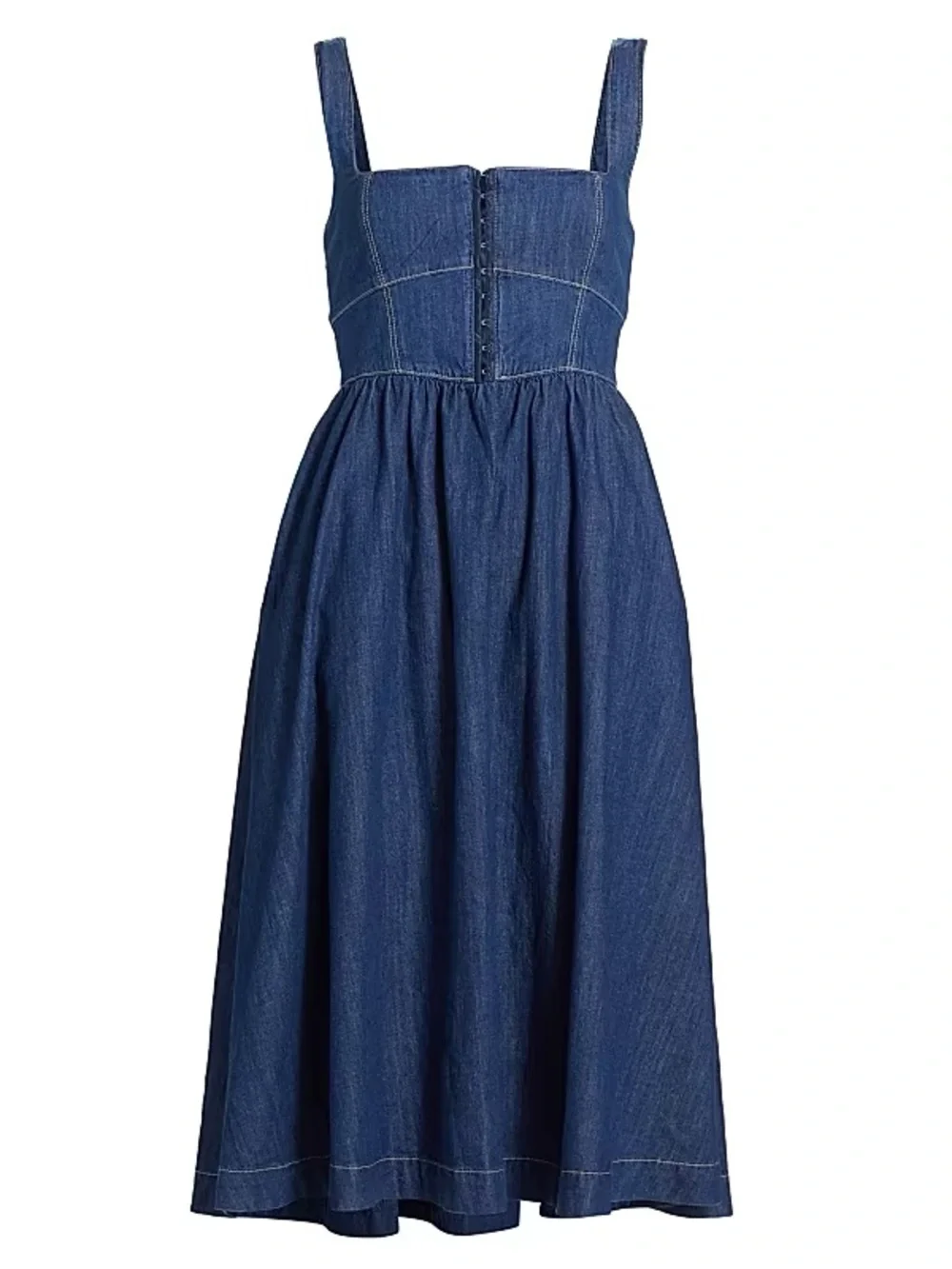 reformation denim dress poshmark Reformation Women's Tagliatelle Denim Dress - Blue